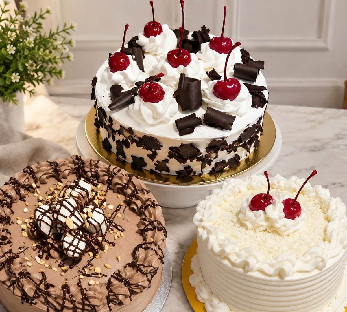 Assortment of celebration cakes from SamalBakes